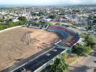 Avanzan a buen ritmo los trabajos de remodelación del estadio José Briceño de Puerto Plata