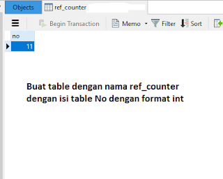 Membuat counter No sederhana mempergunakan php Codeigniter