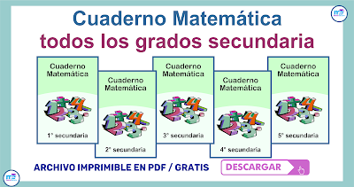 Cuaderno Matemática secundaria