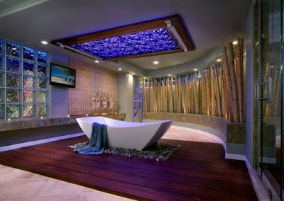 desain plafon kamar mandi klasik