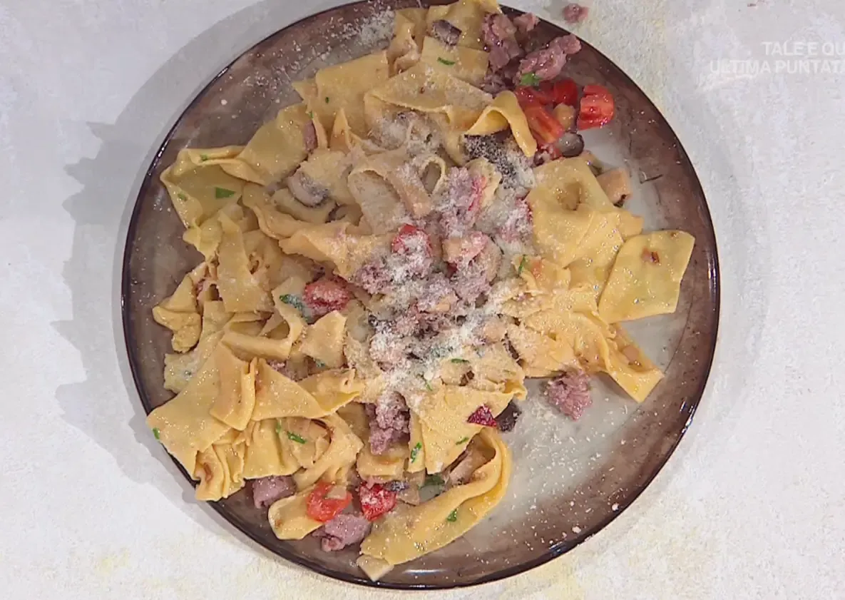 Pappardelle ai cardoncelli e pecorino