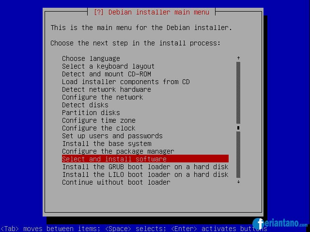 Cara Install Linux Debian 4 Lengkap Dengan Gambar - Feriantano.com