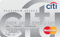 Citi Platinum Select MasterCard