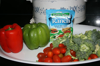 This is a very easy recipe for making a side of seasoned vegetables in the slow cooker CrockPot Ranch Vegetables