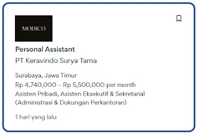 Lowongan Kerja: Bergabunglah dengan PT Keravindo Surya Tama sebagai Personal Assistant