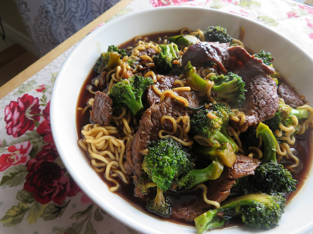 Mongolian Beef & Broccoli with Noodles