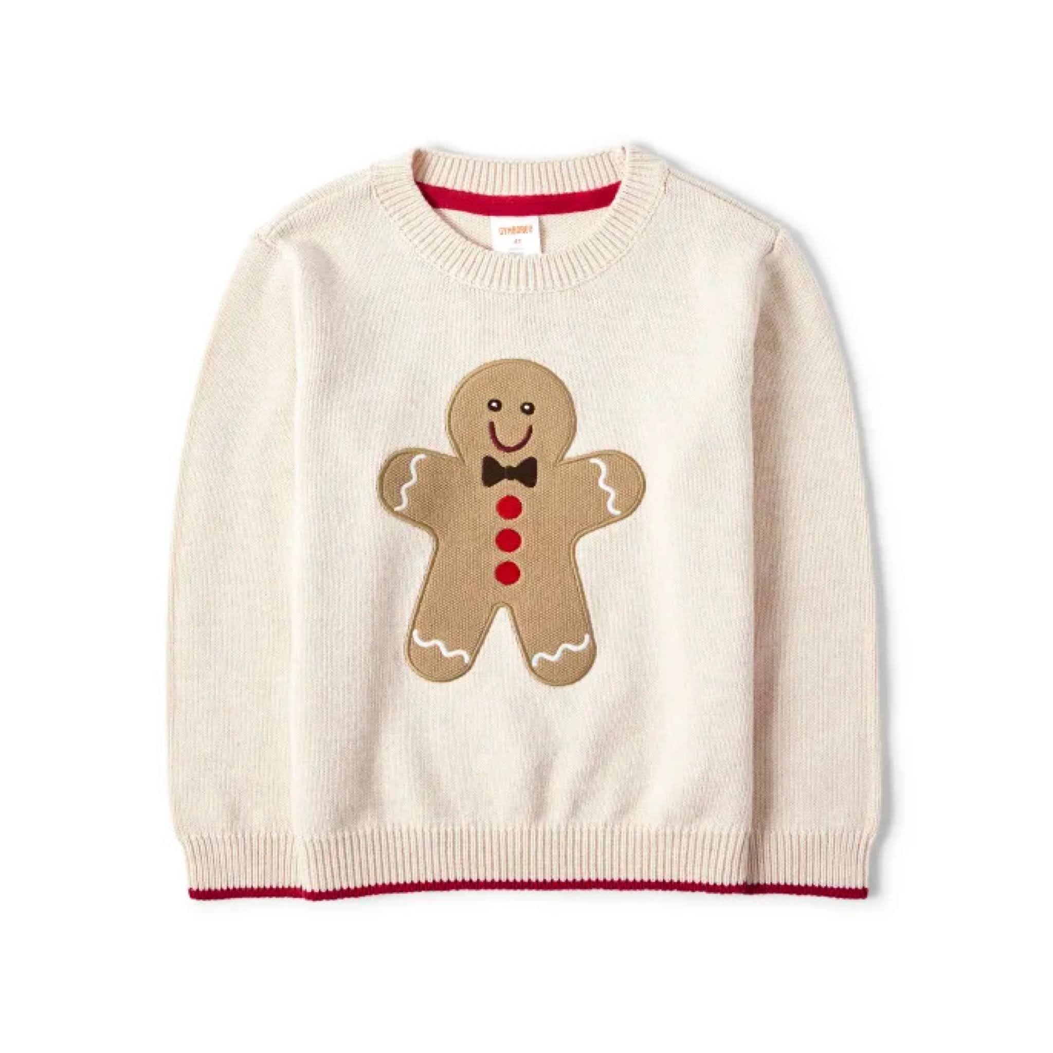 Kids Holiday Gingerbread Sweater from Gymboree