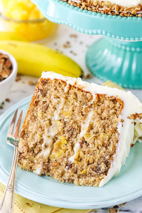 Easy Hummingbird Cake | Image courtesy of Life, Love and Sugar