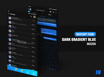 Dark Gradient Blue - iNDZGN