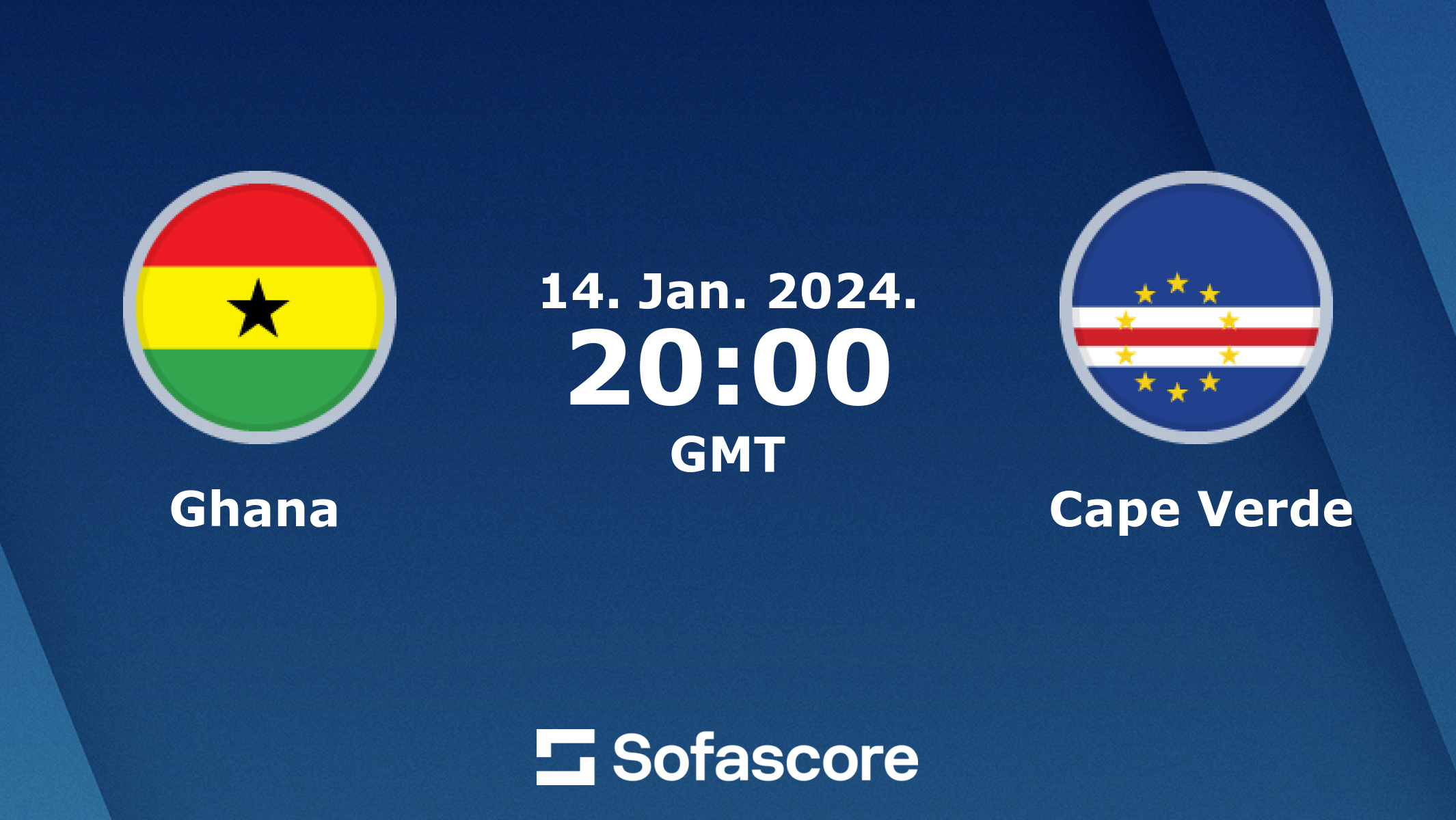 Live stream of the match between Ghana and Cape Vert in the CAF Nations 2023 in high quality