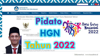 Pidato Mendikbudristek Hari Guru Tahun 2022