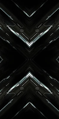 3D Abstract Dark iPhone Wallpaper