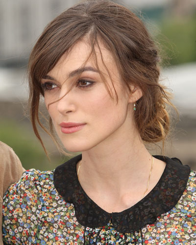 keira knightley hair color. keira knightley short hair.