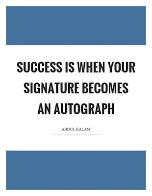 Excellence Autograph Quotes