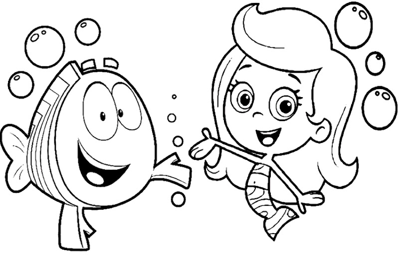 Imagens Bubble Guppies para Colorir! title=