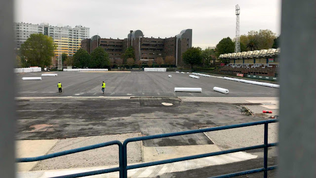 Obras en la Ciudad Deportiva San Vicente