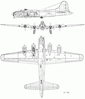 aircraft 3 view drawing 