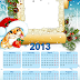 3 Bonitos Calendarios de Navidad 2013 en Png para agregar tu Foto.