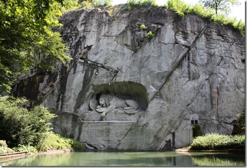 Day 2 Lion Monument Lucerne