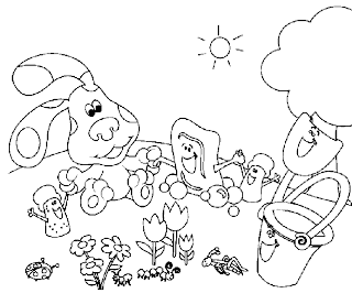 Blues Clues Coloring Pages on Posted By Fun And Free Coloring Pages At 4 04 Pm Email This Blogthis