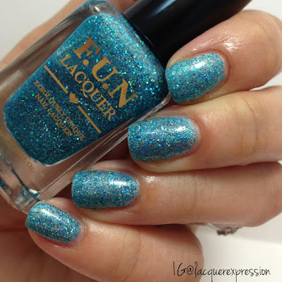 swatch of dreamer nail polish by f.u.n. lacquer