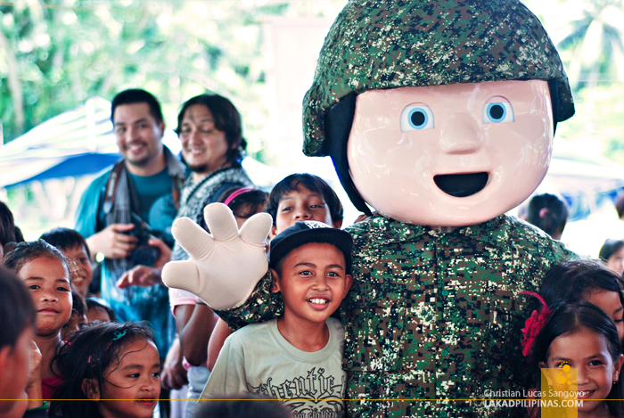 Diego the Marines Mascot in Patikul, Sulu