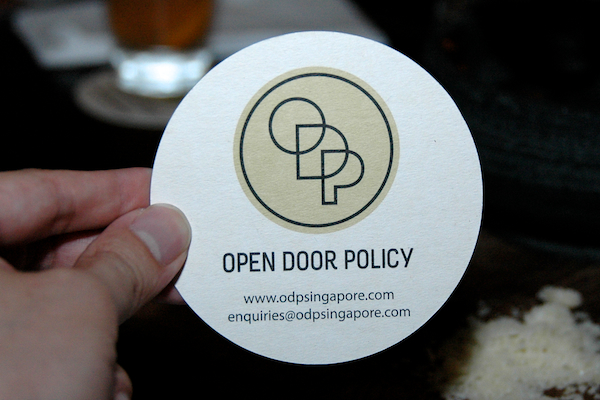 Open Door Policy was named because the owners wants to break down the 