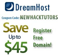 Free Domain Registration and Save $45 Using Promo codes on Dream Host
