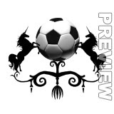 Tribal Art Football Trophies Design