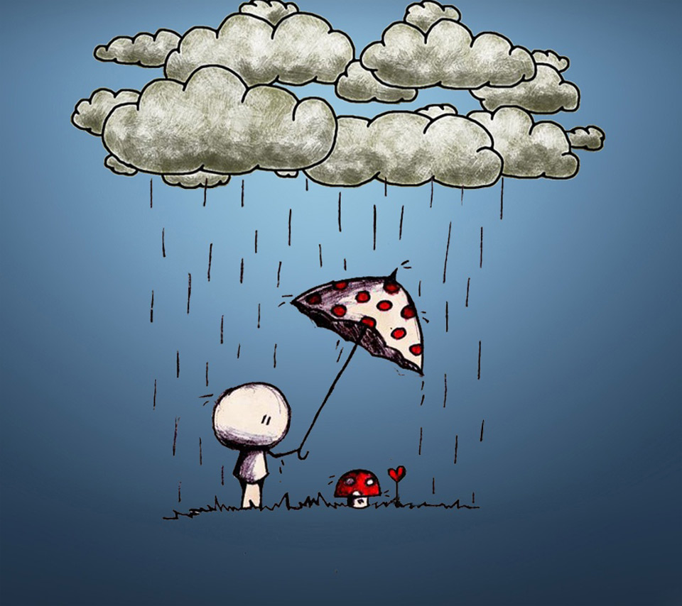 Gambar Animasi Kartun Hujan