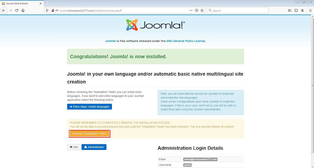 cara, install, joomla, di, centos, 8, server