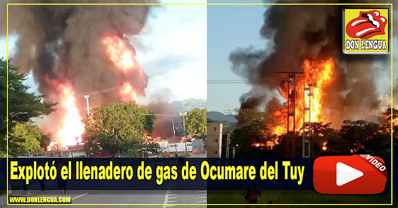 Explotó el llenadero de gas de Ocumare del Tuy