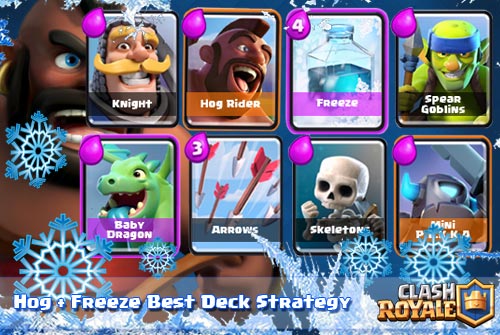 deck Hog Rider Freeze Arena 5 Keatas Clash Royale