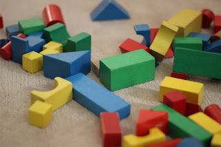 A collection of toy blocks