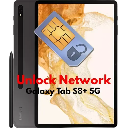 Unlock Network Samsung Galaxy Tab S8+ 5G SM-X808U