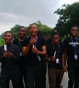  Olabisi Onabanjo University (OOU) students mourn dead Colleagues 