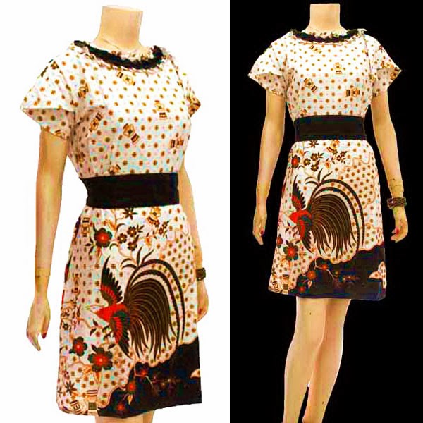  Dress  Batik  Wanita  Modern  Solo KODE DB 3165 Batik  