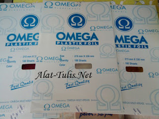 plastik foil omega, omega plastik foil, plastik foil emas omega