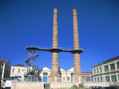 Châtellerault cheminées de l'ancienne Manufacture d'armes