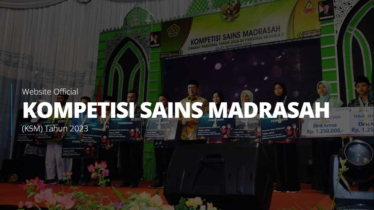 Juknis Kompetisi Sains Madrasah (KSM) Tahun 2023