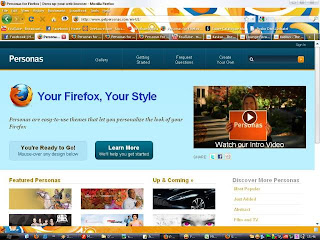Cara merubah tampilan themes mozilla firefox dengan mudah, cara menggunakan personas untuk firefoz mozilla
