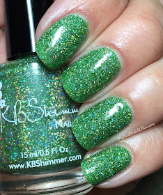 KBShimmer Mega Flame Collection, Spring 2016; Smells Like Green Spirit