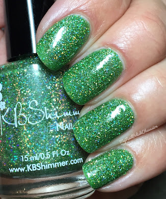 KBShimmer Mega Flame Collection, Spring 2016; Smells Like Green Spirit