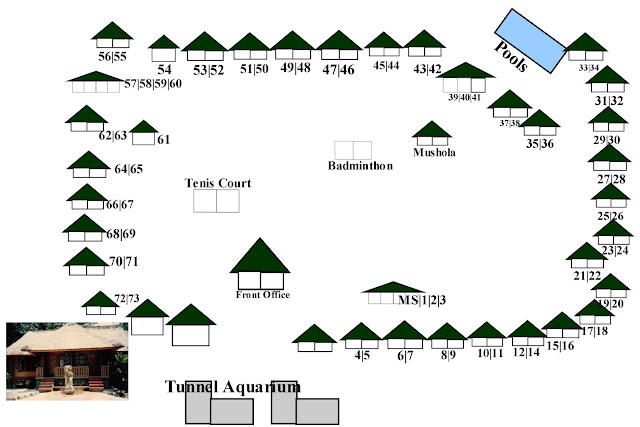 Pulau Putri cottage maps