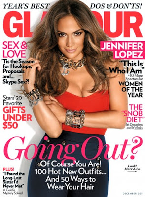 Jennifer Lopez In Glamour December Issue
