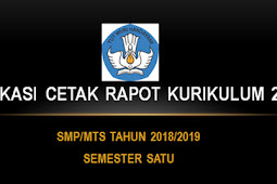 Download Aplikasi Raport KK-13 SMP / MTS Revisi 2107