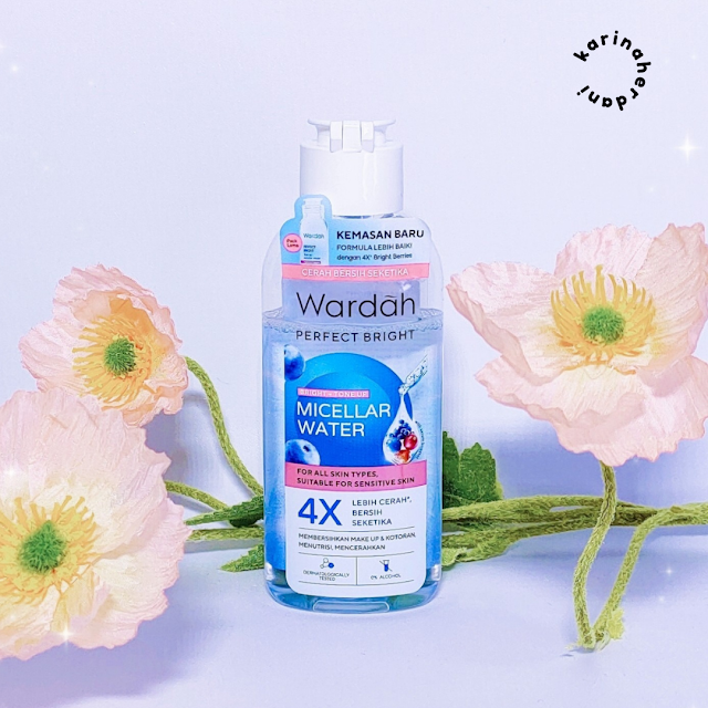 wardah perfect bright tone up micellar water