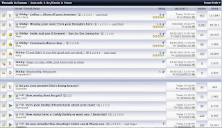 Screenshot of a forum in prison talk