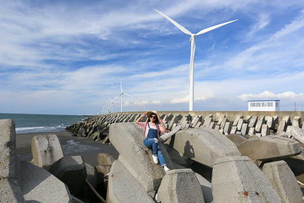 彰化線西慶安水道渡船頭網美IG打卡熱點、八支水劍吹海風看海去