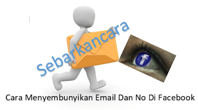 Cara menyembunyikan email di facebook